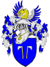 Blason héraldique de la famille Perronne Picavet Cuvelier